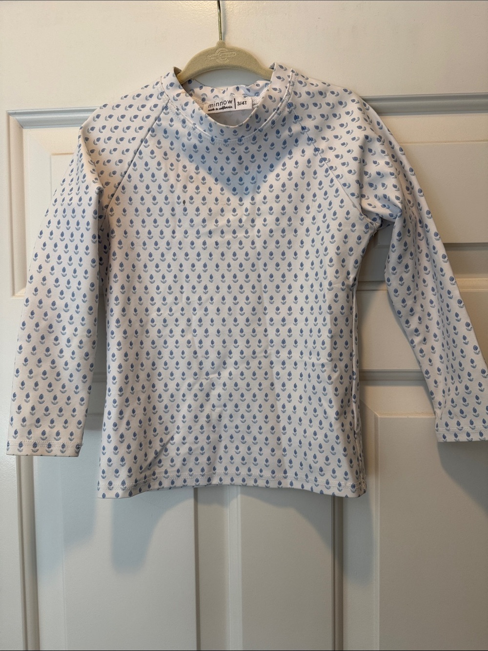 Minnow Kids Toddler Long-Sleeve Rash Guard Swim 3/4T